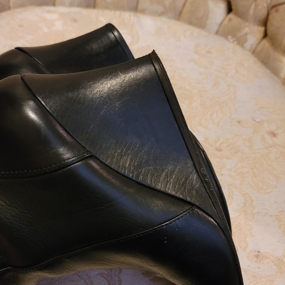 Lanvin leather wedged booties - Picture 4 of 9